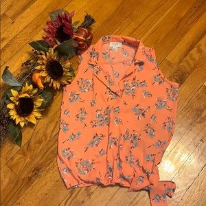 Sleeveless Ann Taylor Loft blouse